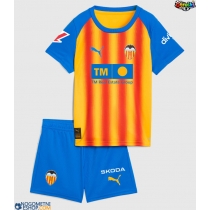 Otroški Nogometni dresi Valencia Tretji 2025-26 Kratek Rokav (+ Kratke hlače)